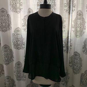 DKNY black blouse